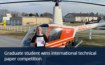 Graduate student wins international technical paper competition
