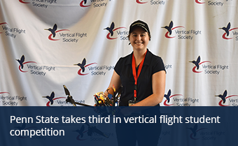 Penn State takes third in vertical flight student competition 
