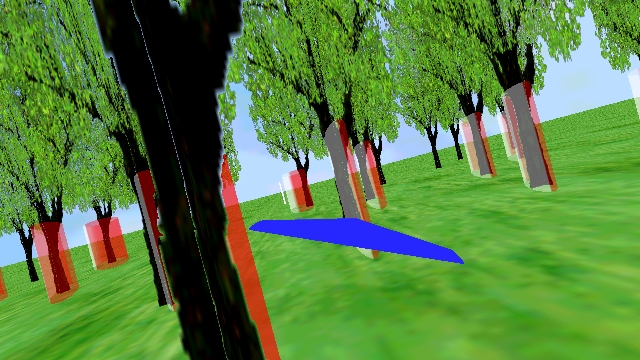 UAV navigation in an unknown 2D environment