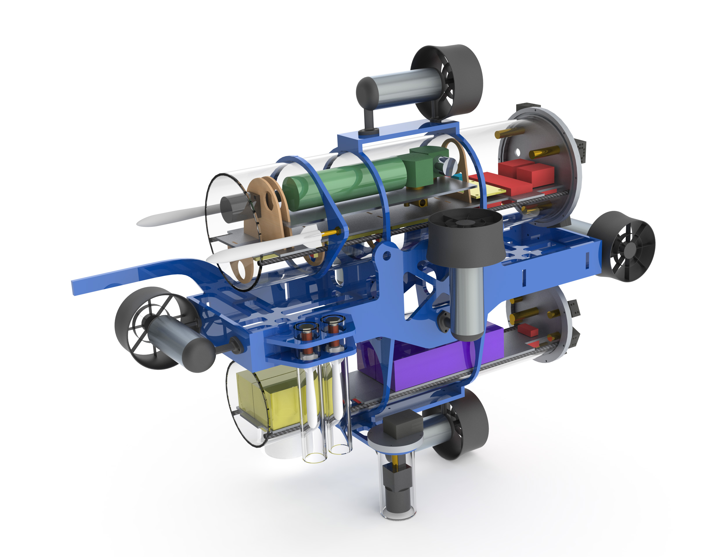Autonomous underwater vehicle shop design